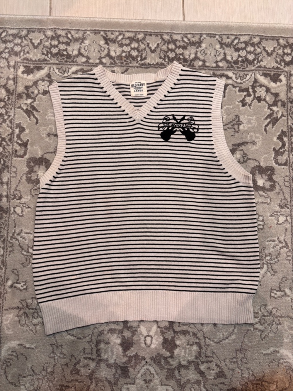 Old Nevy Vest Kids Size Large 13yo